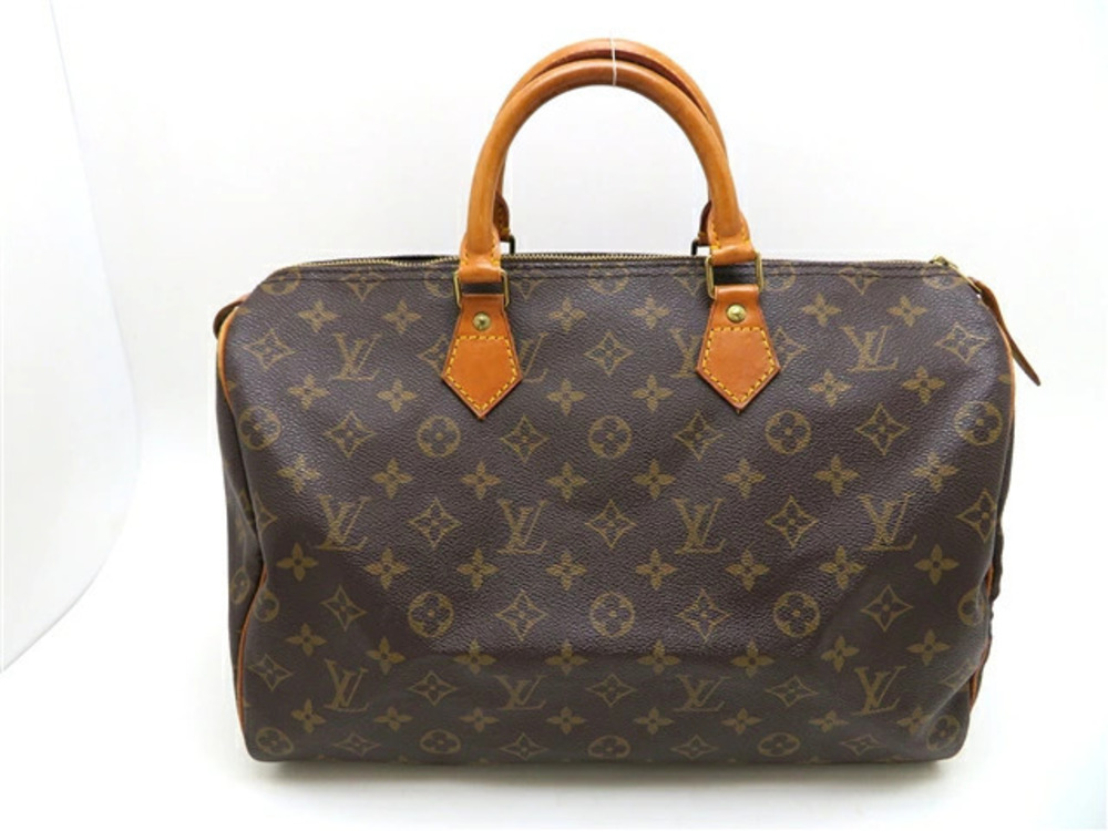 Louis Vuitton Speedy Monogram Leather Brown